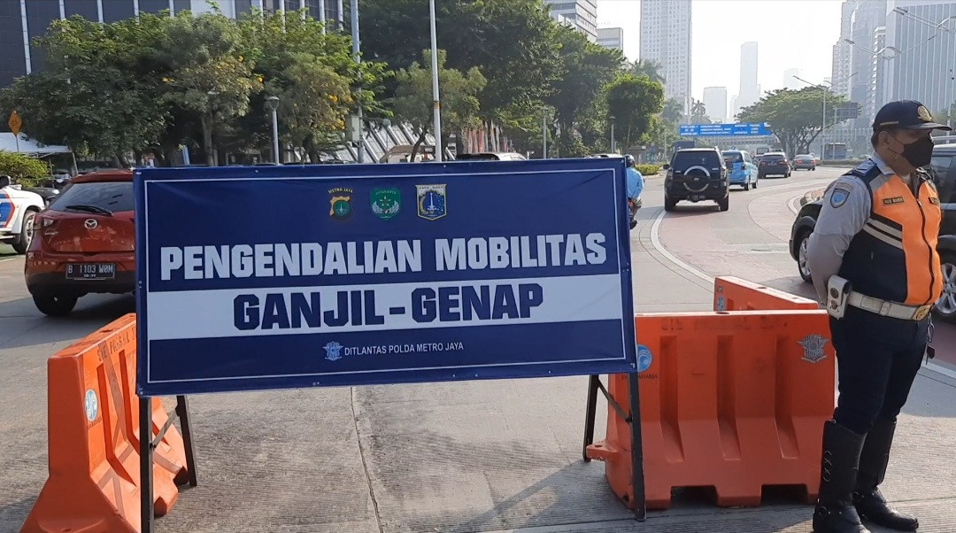 Sistem Ganjil Genap Tetap Berlaku Meski Jakarta PPKM Level 2