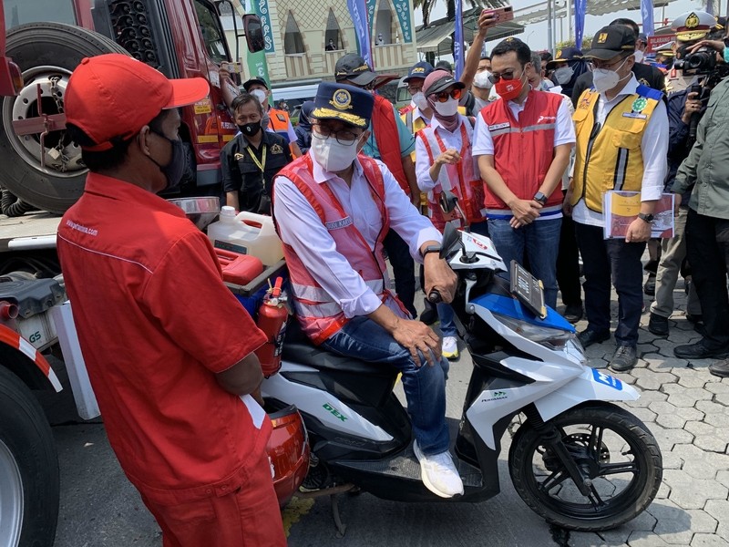 Cek Kesiapan Menhub Budi Minta Jangan Ada Kemacetan Di Rest Area