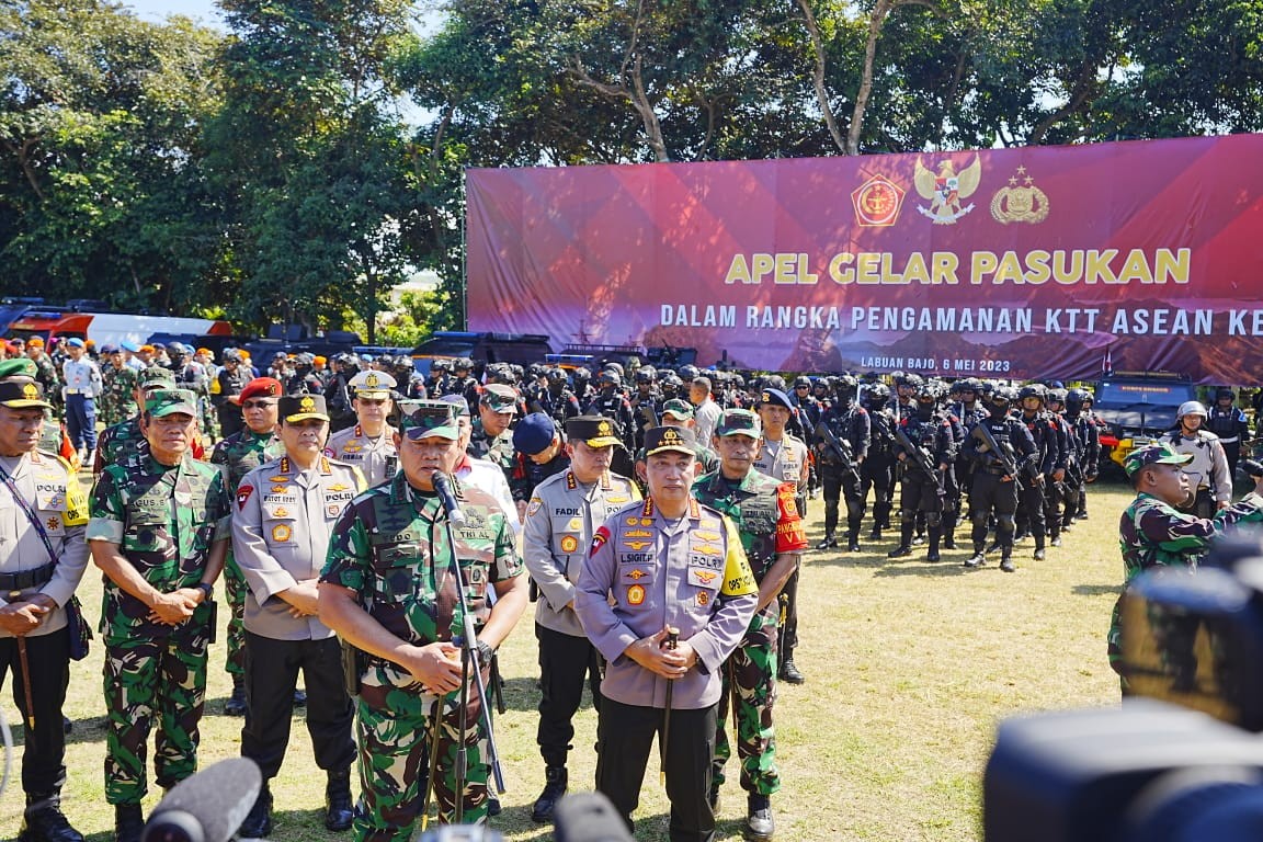 Amankan Ktt Asean Tni Polri Siapkan Ribu Personel Bagian