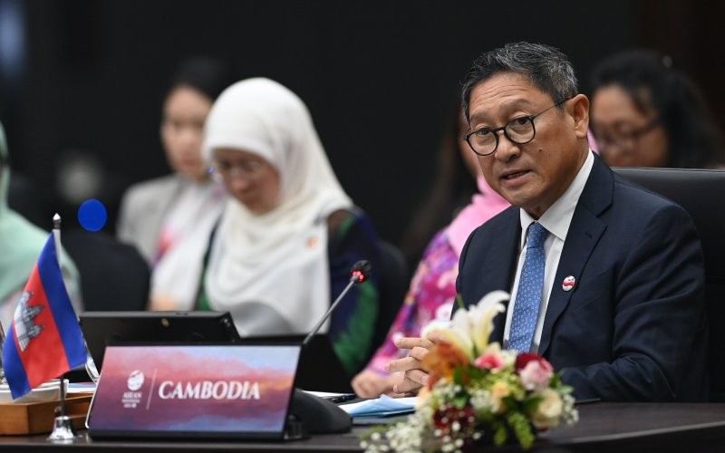 Retno Marsudi Buka Asean Foreign Ministers Meeting Beri Sambutan