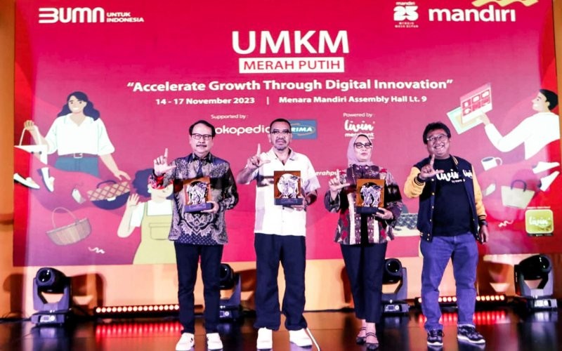 Bank Mandiri Dan Jaringan Prima Gelar Umkm Merah Putih Targetkan