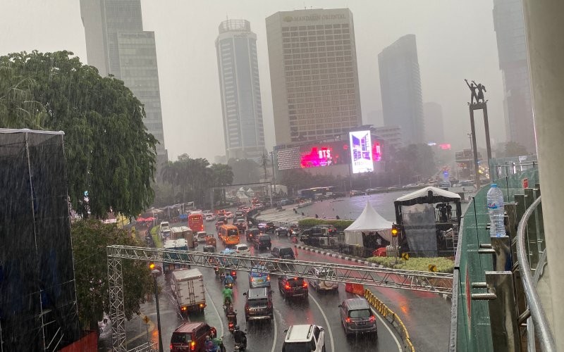 Jaksel Jaktim Dan Jakbar Diprediksi Hujan Pada Siang Hingga Malam