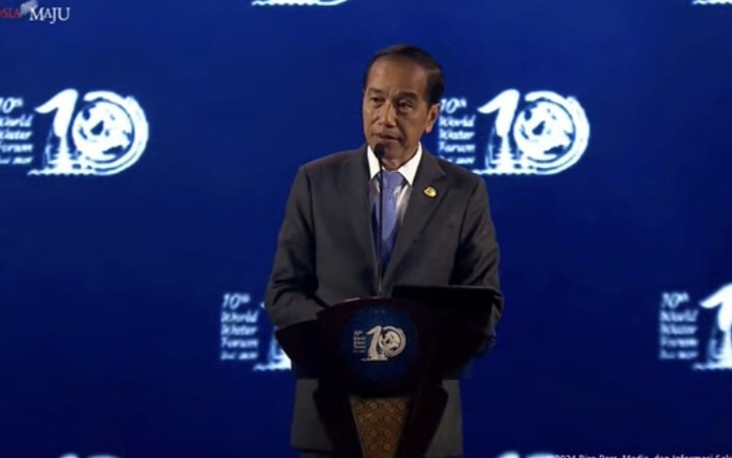 Jokowi Resmi Buka Konferensi Tingkat Tinggi KTT World Water Forum