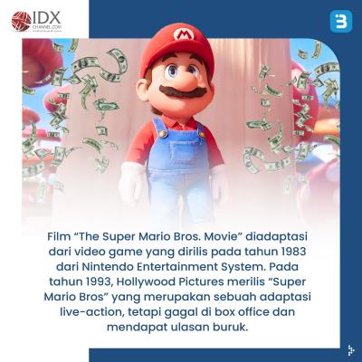 Box Office Super Mario Bros Jadi Film Animasi Dengan Pendapatan Global