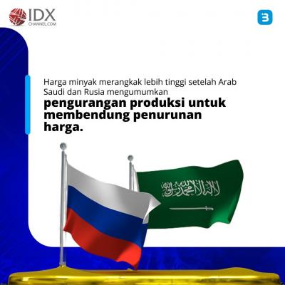 Arab Saudi Dan Rusia Pangkas Produksi Harga Minyak Dunia Naik