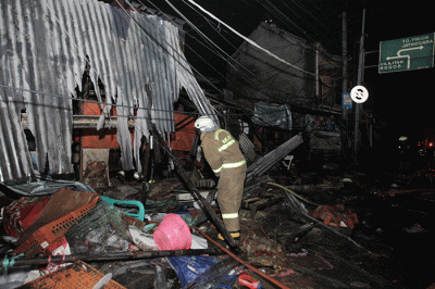 Kebakaran Pasar Gembrong Hanguskan Rumah Warga Dan Kios