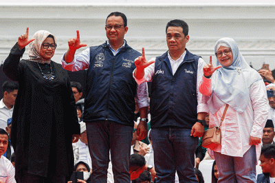 Perpisahan Akhir Masa Jabatan Anies Baswedan Di Balai Kota Jakarta