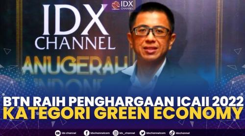 BTN Raih Penghargaan ICAII 2022 Kategori Green Economy