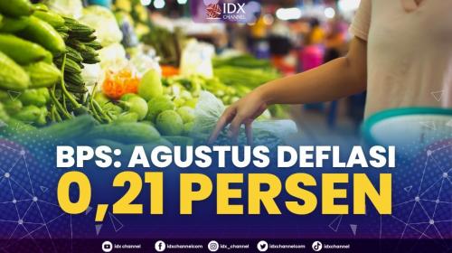 Bps Agustus Deflasi Persen