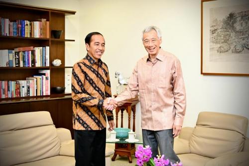 Ini Hasil Pertemuan Jokowi Dengan PM Singapura Lee Hsien Loong