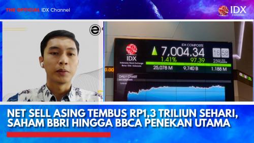 Net Sell Asing Tembus Rp1 3 Triliun Sehari Saham BBRI Hingga BBCA