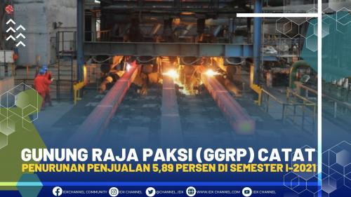 Gunung Raja Paksi Ggrp Catat Penurunan Penjualan Persen Di