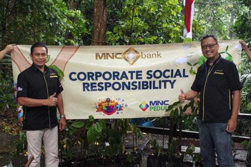 Mnc Bank Bersama Mnc Peduli Gandeng Ciliwung Institute Tanam Pohon Di