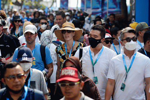 Antusiasme Tinggi Ribuan Orang Padati Formula E Jakarta