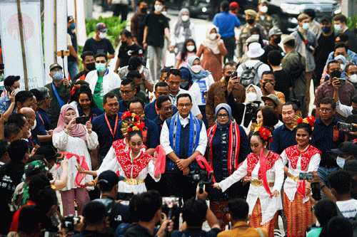 Anies Baswedan Resmikan Taman Literasi Martha Christina Tiahahu