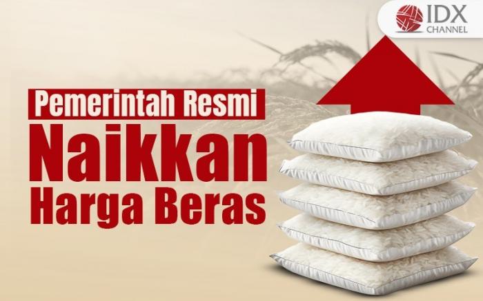 Pemerintah Resmi Naikkan Harga Beras Berikut Rinciannya