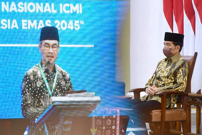 Presiden Jokowi Buka Rapat Kerja Nasional Icmi Tahun