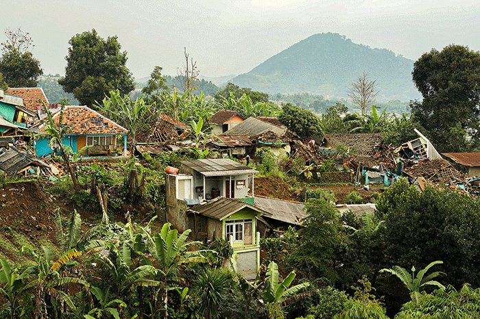 Begini Kondisi Kampung Barukaso Pasca Gempa Cianjur