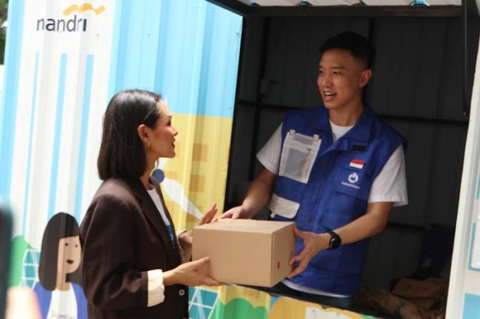 Dukung Nol Emisi Karbon Bank Mandiri Resmikan Mci Waste Station