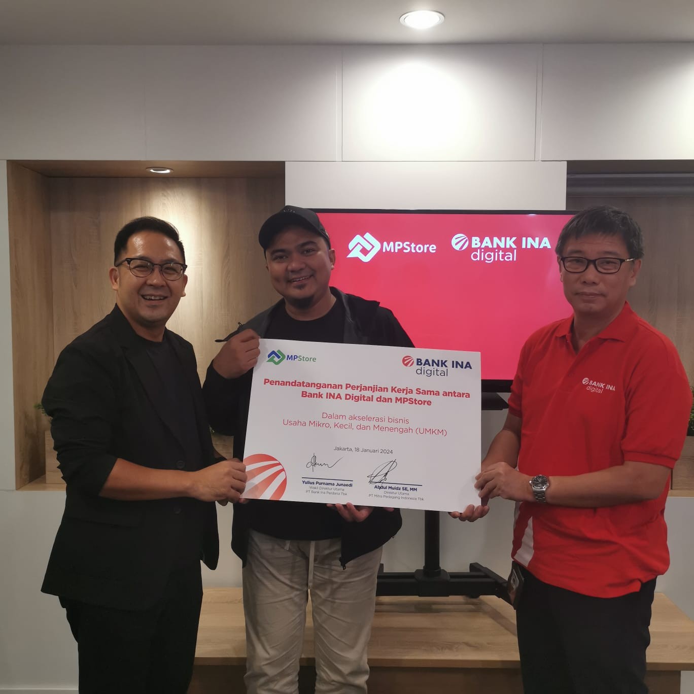 Mitra Pedagang (MPIX) Gandeng Warung dan Bank Ina (BINA) Jangkau Masyarakat Unbanked (FOTO:Dok Ist)