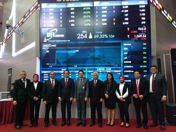 PT Dewata Freightinternational Resmi Melantai di Bursa