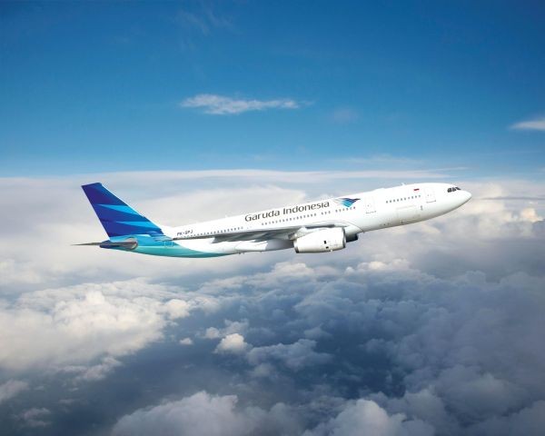 Maskapai penerbangan nasional Garuda Indonesia bersama Bluebird Group secara resmi meluncurkan fitur baru pada aplikasi Fly Garuda.  (Foto: MNC Media)