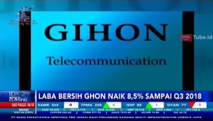 Gihon Telekomunikasi (GHON) Bagi Dividen Rp165 per Saham, Dibayar Awal Juli (foto mnc media)