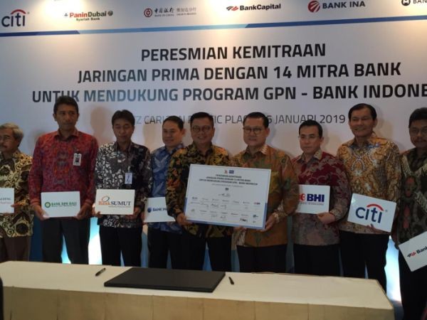 Jaringan PRIMA Gandeng 14 Bank Dukung Kebijakan GPN. (Foto: Ist)