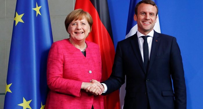 Ini Pembicaraan Merkel dan Macron di Sela KTT, Jelang Batas Akhir Brexit. (Foto: Ist)