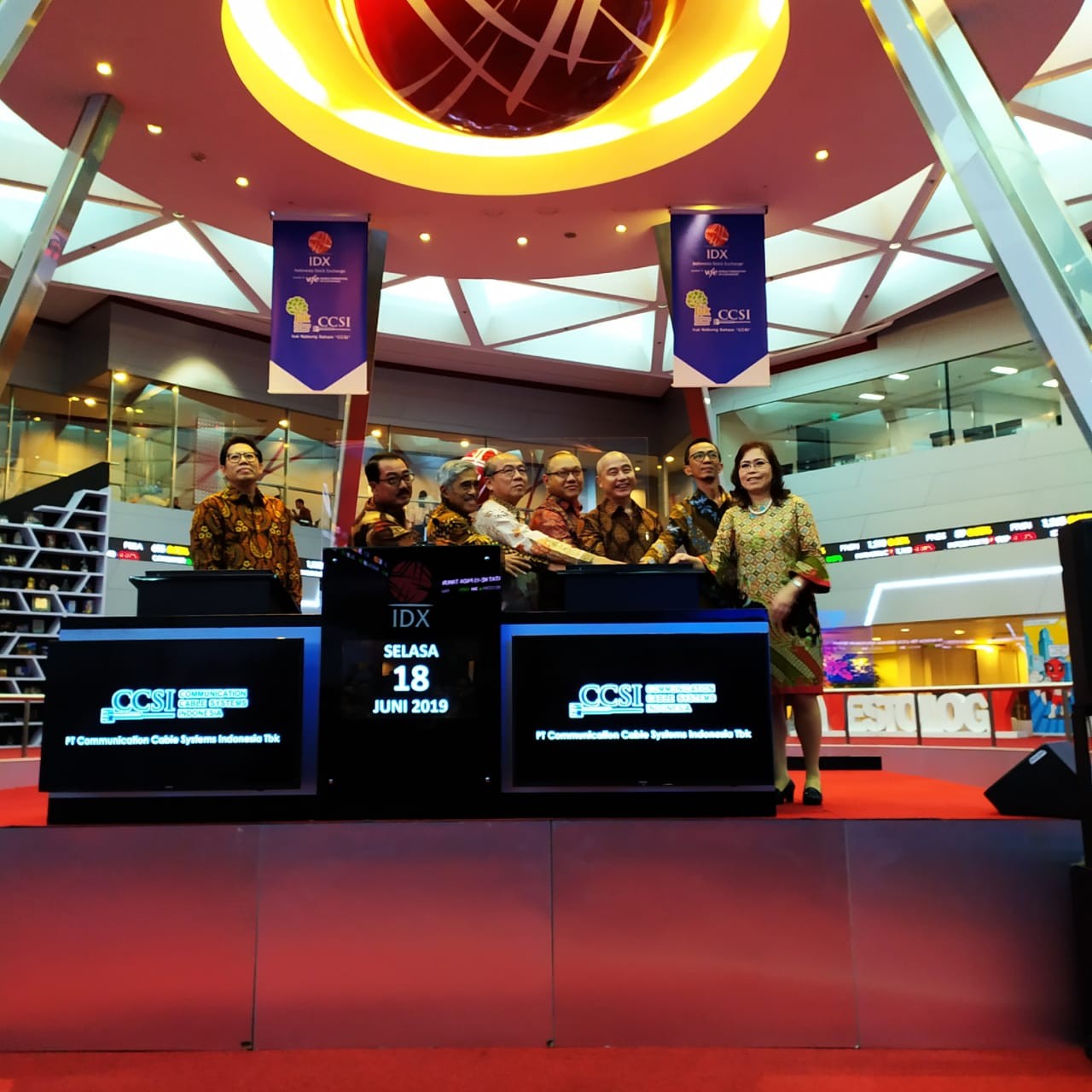 Jadi Emiten ke-15,  Communication Cable System Resmi Melantai di BEI. (Foto: Ist)