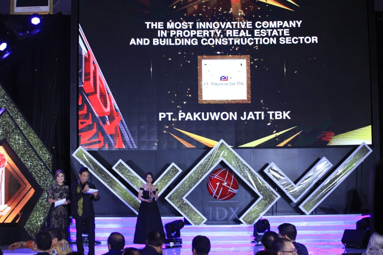 Pakuwon Jati Menangkan IDX Channel Innovation Awards 2019. (Foto: Ist)