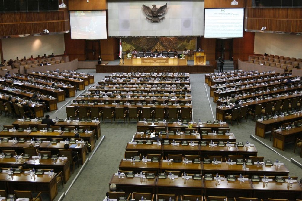 Gelar Sidang Paripurna, DPR Sepakat Pembentukan Kementerian Investasi. IFoto: MNC Media)