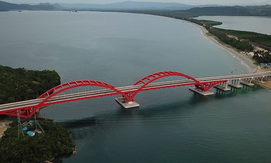 Diresmikan Presiden, Sukuk Negara Berkontribusi Wujudkan Jembatan Youtefa. (Foto: Kemenkeu)