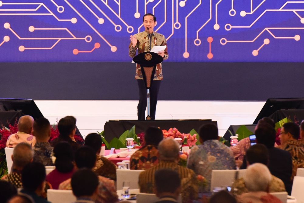 APBN hanya Berkontribusi 14 Persen, Jokowi: Beri Kesempatan Dulu Pada Swasta. (Foto: Setkab)