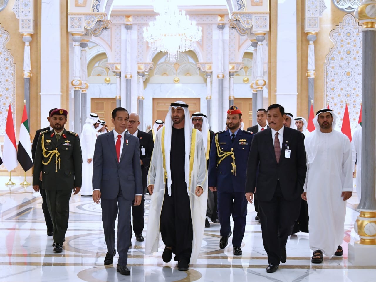 Pertemuan Dengan UAE, Jokowi: Hasilkan 16 Perjanjian Kerja Sama. (Foto: Ist)