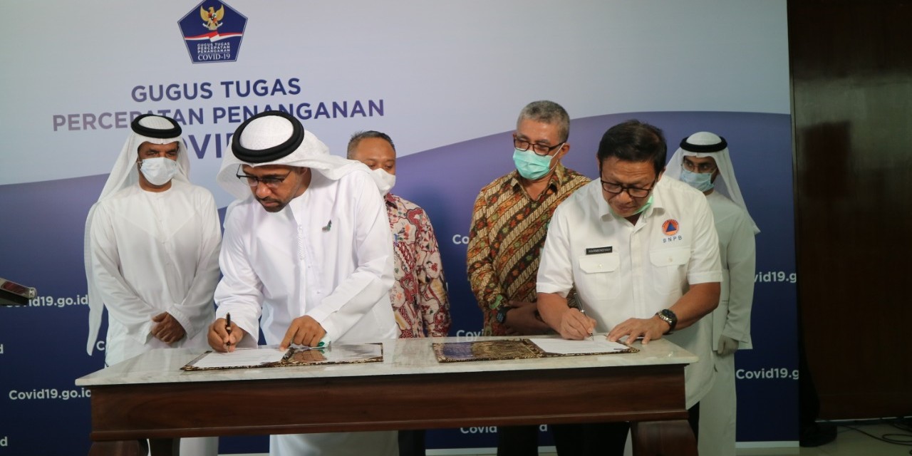 Bantu Perangi Covid-19, UEA Sumbang Alkes Rp11,5 Miliar untuk Indonesia. (Foto: Ist)