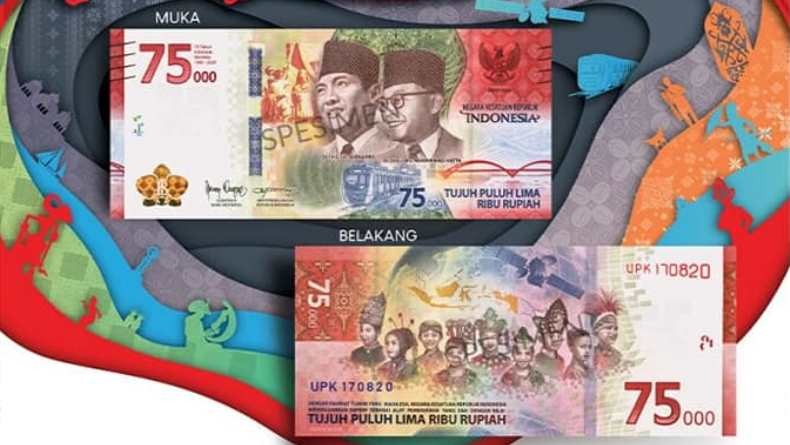 Minat Pecahan Uang Rp75 Ribu Meroket, BI: Satu Orang Hanya Selembar. (Foto: Ist)