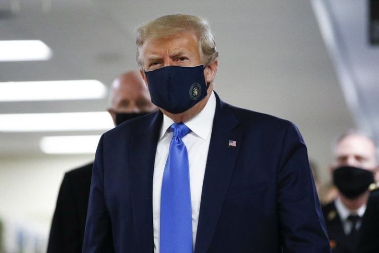 Sedang Positif Covid-19, Trump Malah ‘Ngeyel’ Muncul di Publik. (Foto: Ist)