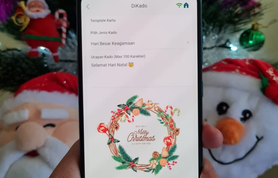 Berbagi Kasih dengan Digital Kado Cukup Lewat Smartphone. (Foto : BNI)