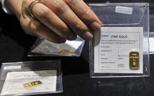 Harga Emas Antam (ANTM) Rebound, Naik Rp12 Ribu per Gram (Foto: MNC Media)