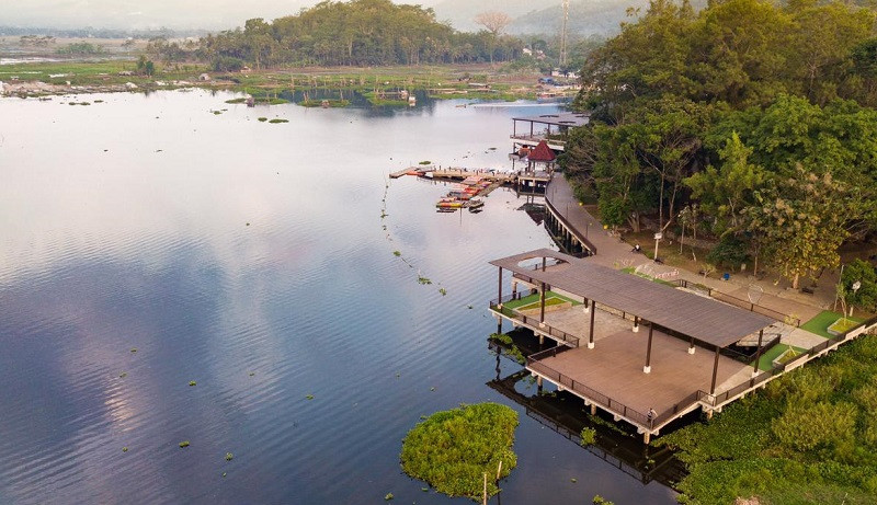 Siap Sambut Wisatawan, Kawasan Bukit Cinta Rawa Pening dan Gedong Songo Berbenah. (Foto : Kementerian PUPR)