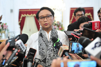 Menlu Retno Pimpin Kerjasama Vaksin Multilateral Covax-AMC EG. (Foto: MNC Media)