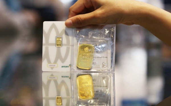 Stagnan, Harga Emas Antam Masih Rp1 Juta per Gram (Foto: MNC Media)