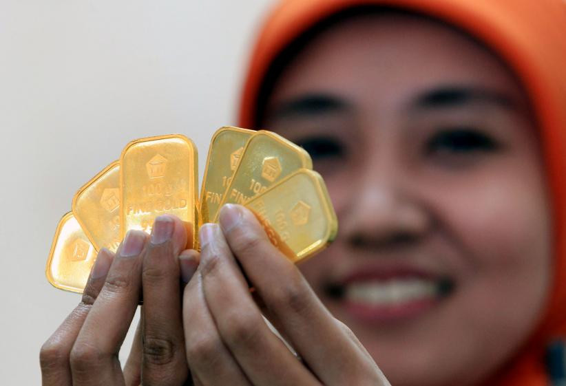Harga Emas Antam Hari Ini Stagnan di Rp1.035.000 per Gram (FOTO: MNC Media)