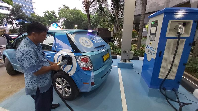 SPKLU atau SPBU Listrik (FOTO: MNC Media)