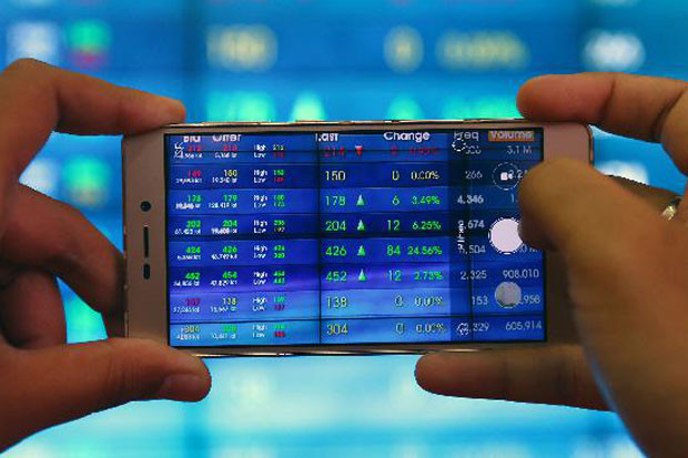IHSG Ditutup Loyo ke Level 6.181 (FOTO: MNC Media)