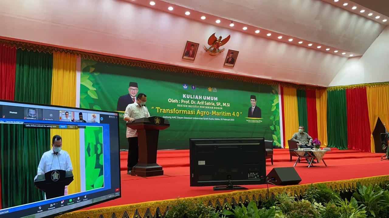 Food Sustainable Index, Rektor IPB : Indikator Ketahanan Pangan RI Unggul dari Negara Lain. (Foto : MNC Media)