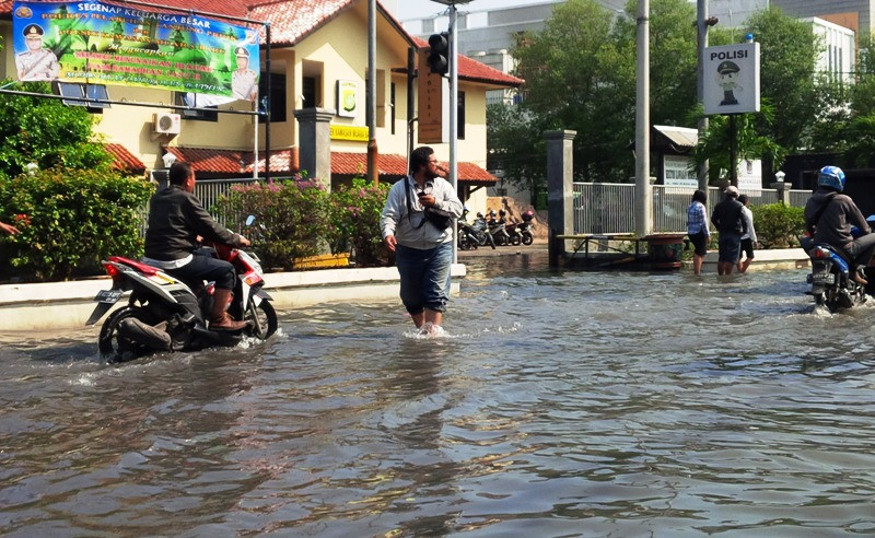 Banjir di DKI (Ilustrasi)