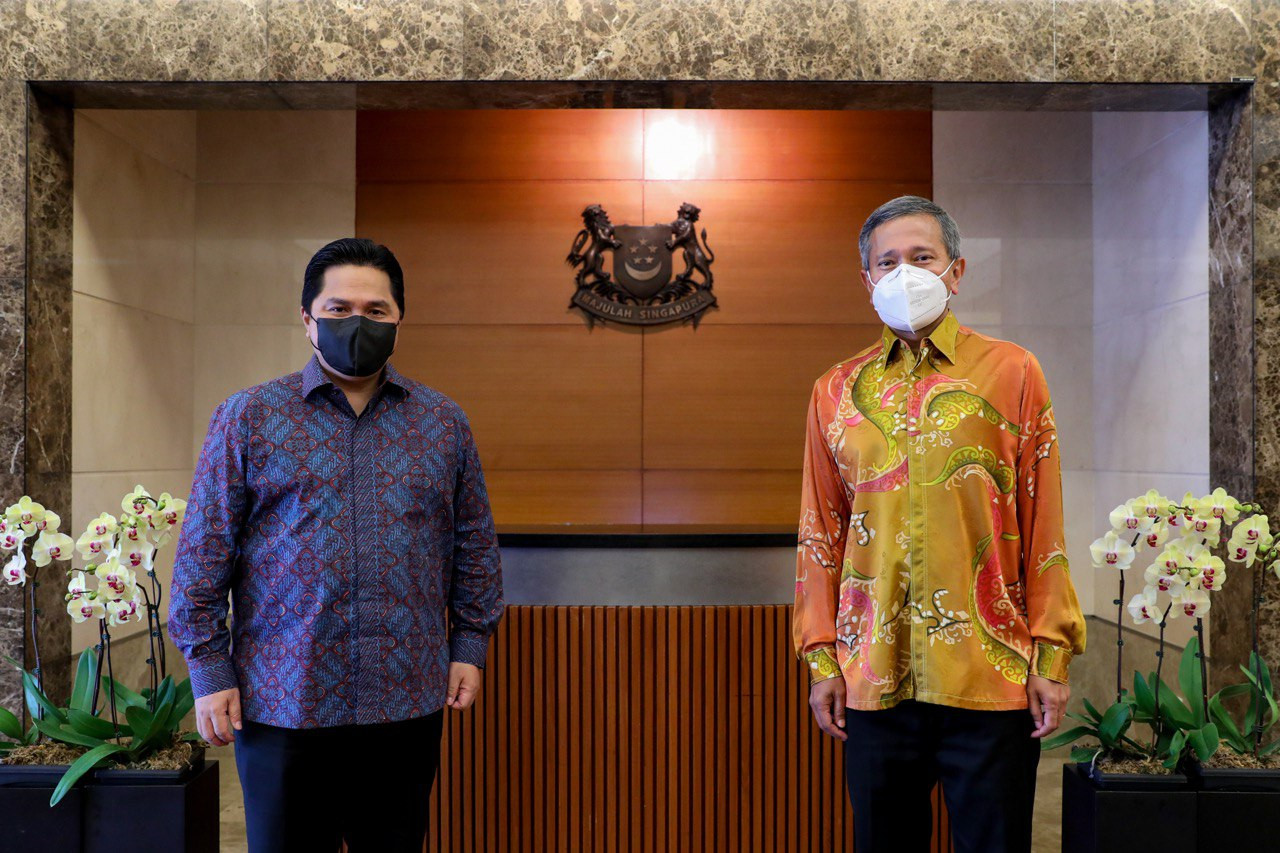 Erick Ajak Singapura Perkuat Ekonomi, Ini Bentuk Kerjasamanya. (Foto : MNC Media)