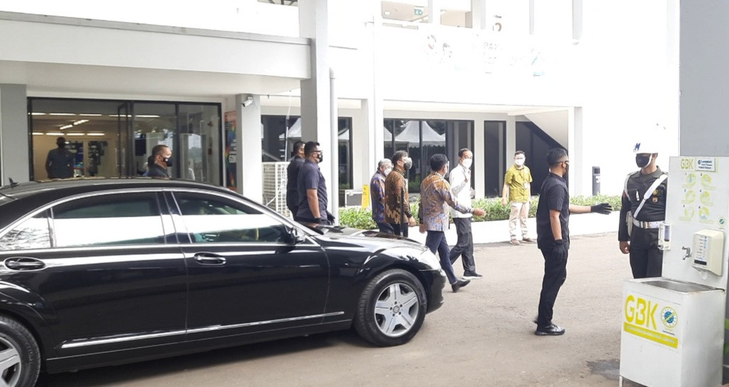 Jokowi Pantau Vaksinasi di GBK, 5 Ribu Jurnalis Divaksin Mulai Hari Ini. (Foto: MNC Media)